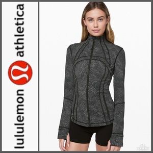 Lululemon DEFINE JACKET NULUX Black/Gray Size: 12